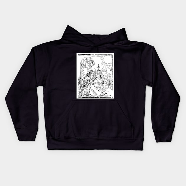 The Astronomer Kids Hoodie by Novis Imaginibus